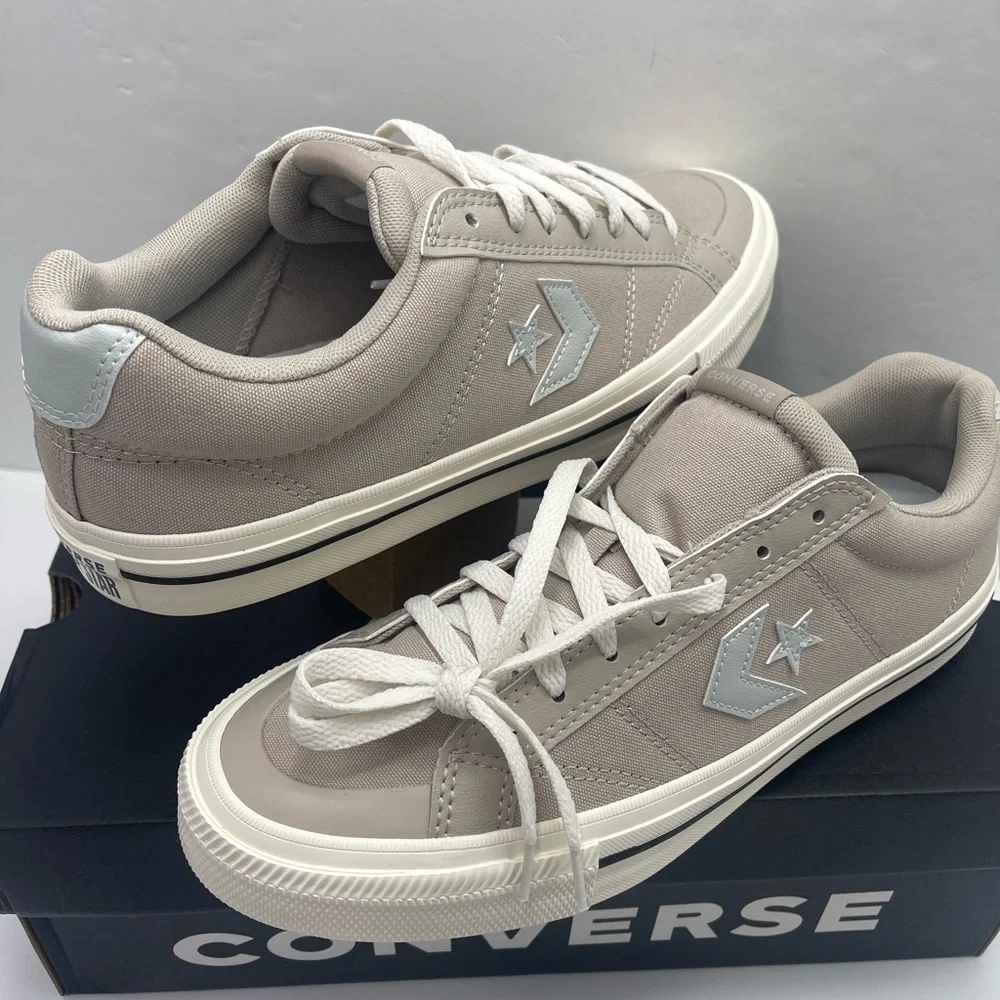 CONVERSE Men's A13223F
SPORT CASUAL OX PAPYRUS/RAINWASHED GREY/EGRET Sneakers - Picture 9 of 16